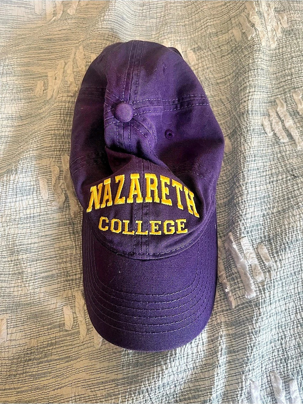 Legacy Nazareth College Relaxed Twill Adjustable Hat Relaxed Twill Hat Purple &
